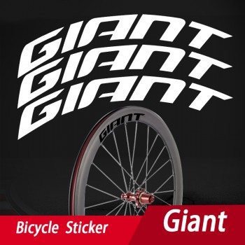 Road Bicycle Wheels Rim Decal Stickers for Giant Sunweb